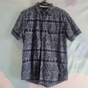 Mens Tribal Button Down